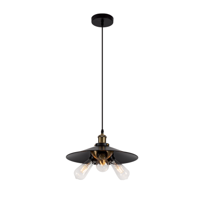 DAMON ΚΡΕΜΑΣΤΟ ΦΩΤΙΣΤΙΚΟ 3XE27 ΜΑΥΡΟ D360mm