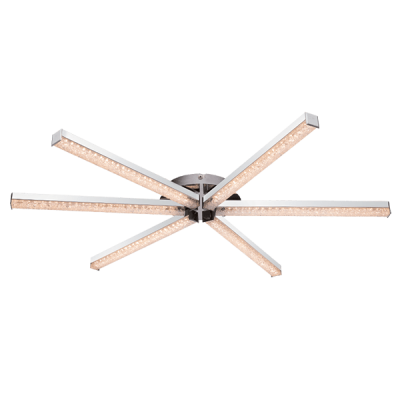 FAYE ΠΛΑΦΟΝΙΕΡΑ LED 6X4W 3200K ΧΡΩΜΙΟ