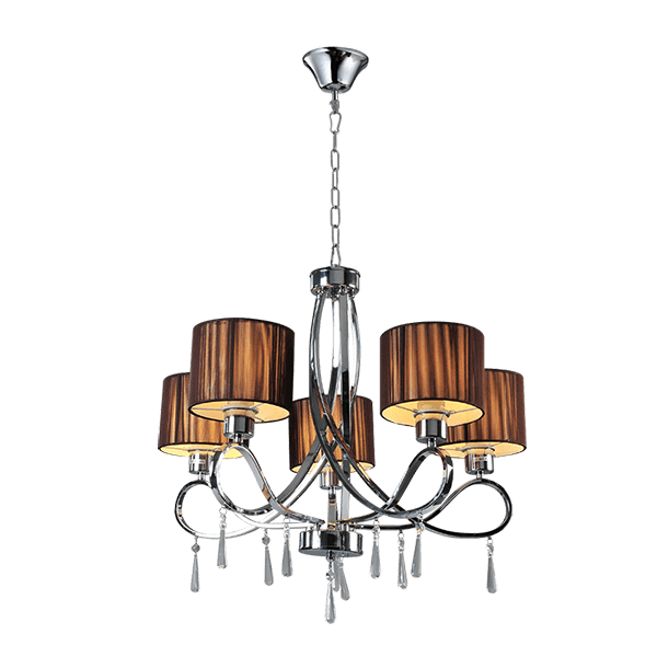 955LILLY5 LILLY ΠΟΛΥΦΩΤΟ 5XE27 ΧΡΩΜΙΟ D650X590mm - Image 1