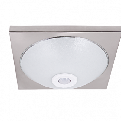 8120 SENSOR ΠΛΑΦΟΝΙΕΡΑ 2XE27 300MM/300MM ΧΡΩΜΙΟ ΜΑΤ
