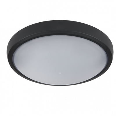 LED ΠΛΑΦΟΝΙΕΡΑ BRLED 12W ΜΑΥΡΗ IP54