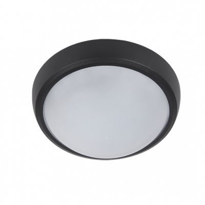 LED ΠΛΑΦΟΝΙΕΡΑ BRLED 6W ΜΑΥΡΗ IP54