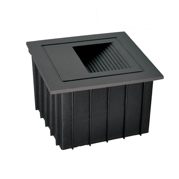 96GRFLED011 GRF011 LED 2W 4000K IP65 ΜΑΥΡΟ - Image 1