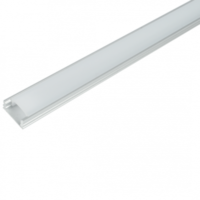 ELM718/1-2000 ΠΡΟΦΙΛ ΑΛΟΥΜΙΝΙΟΥ ΓΙΑ LED ΤΑΙΝΙΑ ΜΕ ΜΑΤ ΑΝΑΚΛΑΣΤΗΡΑ 2M