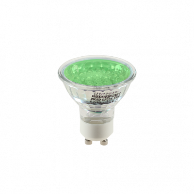 LED20 GU10-ΠΡΑΣΙΝΟ,1.5W,230V
