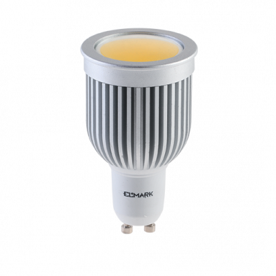 LEDCOB 5W GU10 230V ΘΕΡΜΟ ΛΕΥΚΟ