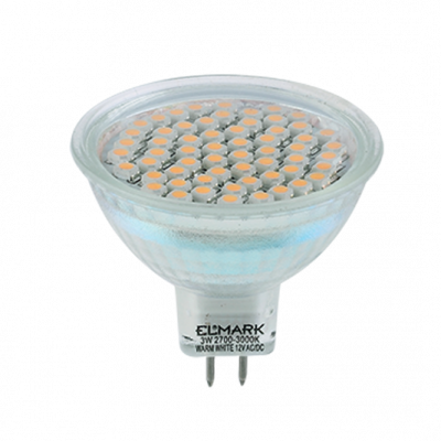 LED ΛΑΜΠΤΗΡΑΣ LED60SMD3528 3W GU5,3 12V ΚΟΚΚΙΝΟ