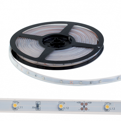 LED ΤΑΙΝΙΑ LED150 3528 12V DC IP65 30 τεμ./m. ΛΕΥΚΟ ΘΕΡΜΟ