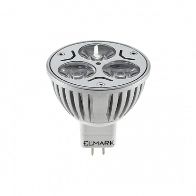 LED ΛΑΜΠΤΗΡΑΣ 3W GU5,3 12V AC/DC ΛΕΥΚΟ