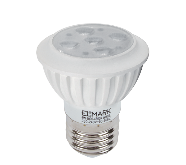 99LED526 LED ΛΑΜΠΤΗΡΑΣ LED7 6W E27 230V ΛΕΥΚΟ - Image 1