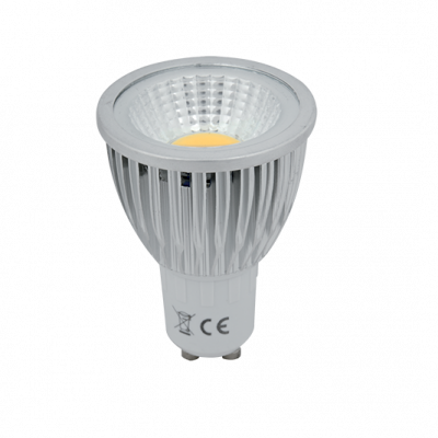 LED ΛΑΜΠΤΗΡΑΣ LEDCOB 5W GU10 230V ΛΕΥΚΟ ΘΕΡΜΟ