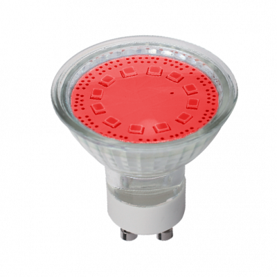 LED ΛΑΜΠΤΗΡΑΣ SMD2835 3W GU10 230V 3000K ΚΟΚΚΙΝΟ