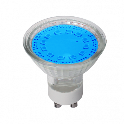 LED ΛΑΜΠΤΗΡΑΣ SMD2835 3W GU10 230V 3000K ΜΠΛΕ