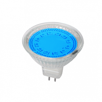 LED ΛΑΜΠΤΗΡΑΣ MR16 SMD2835 3W G5,3 12V 3000K ΜΠΛΕ