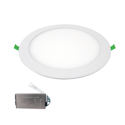 LED ΠΑΝΕΛ ΣΤΡΌΓΓΥΛΟ 7W 4000K IP65+ΚΙΤ ΑΣΦΑΛΕΙΑΣ