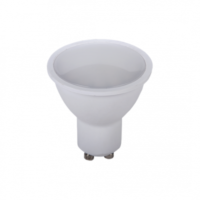 LED ΛΑΜΠΤΗΡΑΣ ΝΤΙΜΑΡΙΖΟΜΕΝΟΣ SMD2835 6.5W 120˚ GU10 230V ΛΕΥΚΟ ΘΕΡΜΟ