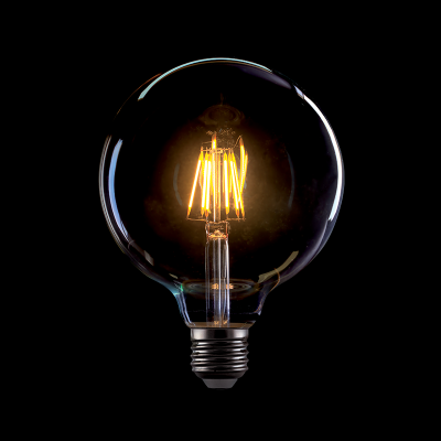LED ΛΑΜΠΑ VINTAGE ΝΤΙΜΑΡΙΖΟΜΕΝΗ G125-8W E27 2800-3200K