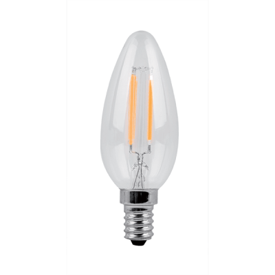 ΛΑΜΠΤΗΡΑΣ LED CANDLE C35 FILAMENT 5W E14 230V 4000K