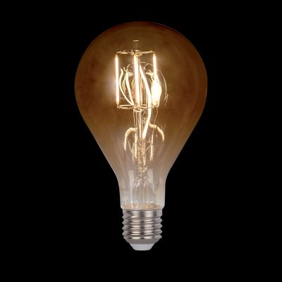 LED ΛΑΜΠΑ VINTAGE ΝΤΙΜΑΡΙΖΟΜΕΝΗ 8W E27 2800-3200K ΜΕΛΙ D:130
