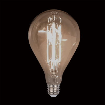 LED ΛΑΜΠΑ VINTAGE ΝΤΙΜΑΡΙΖΟΜΕΝΗ 8W E27 D160 2800-3200K ΦΙΜΕ