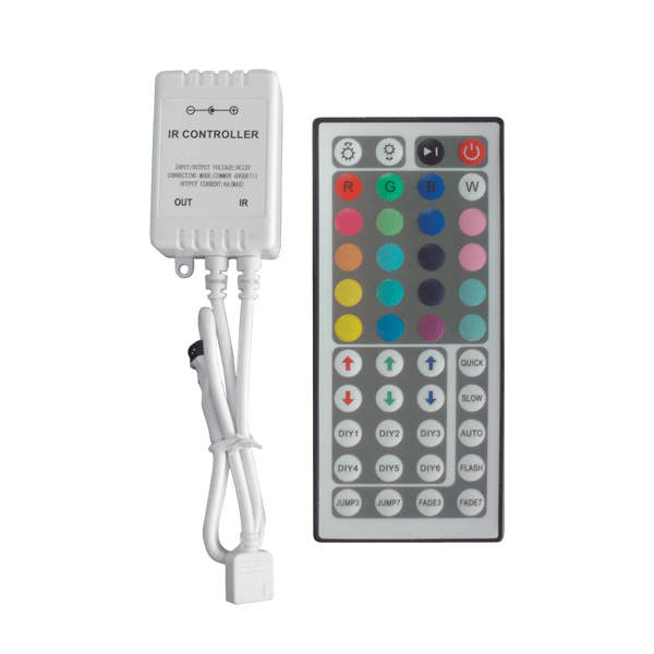 99RGBCONTROL2 LEDRGB ΚΟΝΤΡΟΛΕΡ 12V, 10A ΜΕ ΥΠΕΡΥΘΡΗ ΔΙΑΧΕΙΡΙΣΗ - Image 1