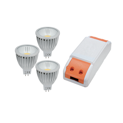 LED ΤΡΟΦΟΔΟΤΙΚΟ 18W+ 3X LED3 3W 4000K MR16