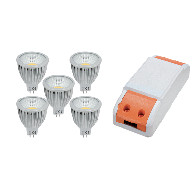 LED ΤΡΟΦΟΔΟΤΙΚΟ 36W+ 5X LED3 3W 4000K MR16