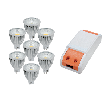 LED ΤΡΟΦΟΔΟΤΙΚΟ 36W+ 7X LED3 3W 4000K MR16