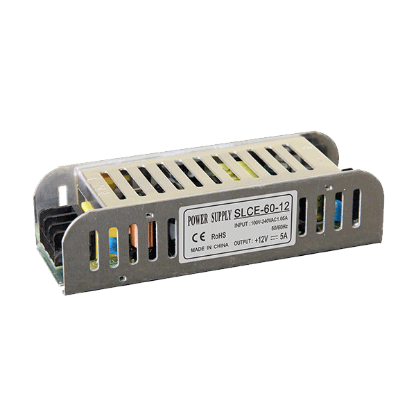 99SETDC60IP20S ELMARK LED DRIVER SETDC 60W 230VAC/ 12VDC IP20 - Image 1