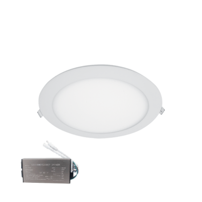 STELLAR LED ΠΑΝΕΛ ΣΤΡΟΓΓΥΛΟ ΧΩΝΕΥΤΟ 24W 4000K+ ΚΙΤ ΑΣΦΑΛΕΙΑΣ