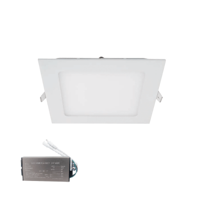 STELLAR LED ΠΑΝΕΛ ΤΕΤΡΑΓΩΝΟ ΧΩΝΕΥΤΟ 18W 2700K+ ΚΙΤ ΑΣΦΑΛΕΙΑΣ