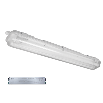 BELLA ΦΩΤΙΣΤΙΚΟ ΜΕ LED ΣΩΛΗΝΑ (1200mm) 2X18W 4000K-4300K IP65 ΜΕ ΜΠΛΟΚ