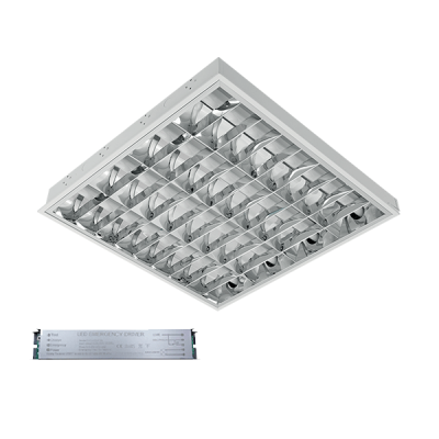 LENA-V ΜΕ LED (600MM) 4X9W 6400K ΧΩΝΕΥΤΟ 595X595mm ΜΕ ΜΠΛΟΚ