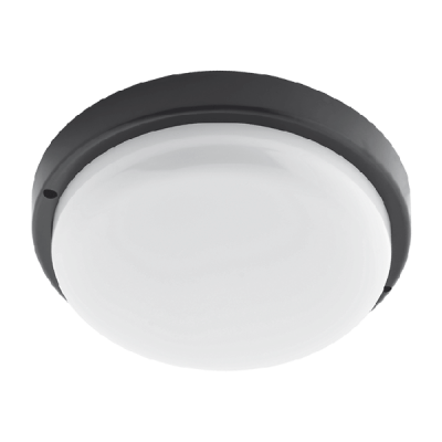 LED ΠΛΑΦΟΝΙΕΡΑ 15W 4000K IP54 ΜΑΥΡΟ