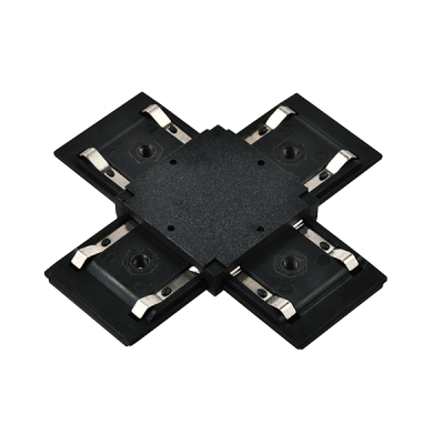 EL-XC 1 COLOUR SERIES X-CONNECTOR FOR RAIL BLACK