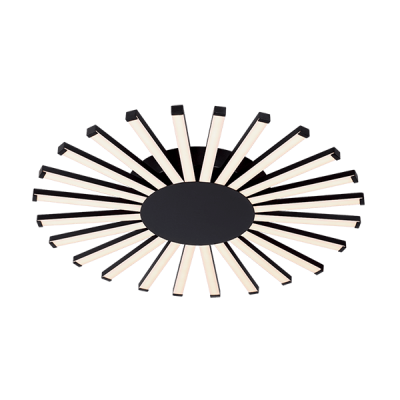 JOSEY ΠΟΛΥΦΩΤΟ LED 96W / 3000K D575XH50mm ΜΑΥΡΟ
