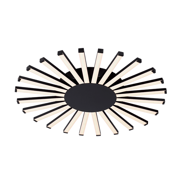 BL JOSEY ΠΟΛΥΦΩΤΟ LED 96W / 3000K D575XH50mm ΜΑΥΡΟ - Image 1