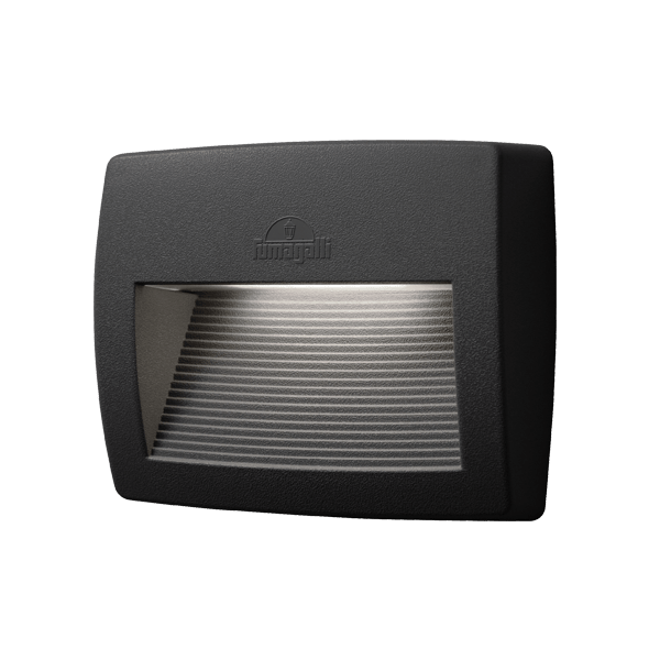 BL LORENZA 190 LED ΑΠΛΙΚΑ 7.5W CCT 4000K IP55 ΜΑΥΡΟ - Image 1