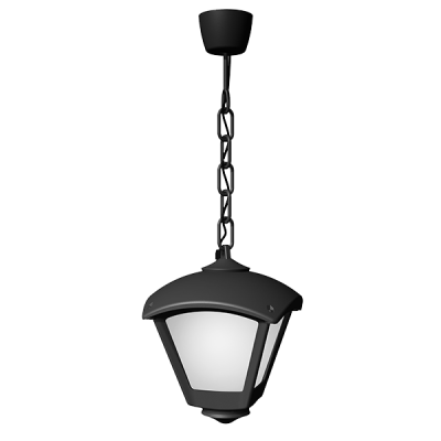 DARIO 250 GARDEN HANGING LAMP 1XE27 IP55 BLACK