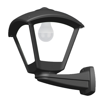 DARIO 250 GARDEN WALL LAMP 1XE27 IP55 BLACK