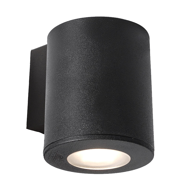 BL FRANCA 90 1L ΑΠΛΙΚΑ ΕΞΩΤ. ΧΩΡΟΥ 1XGU10 CCT IP55 ΜΑΥΡΗ - Image 1