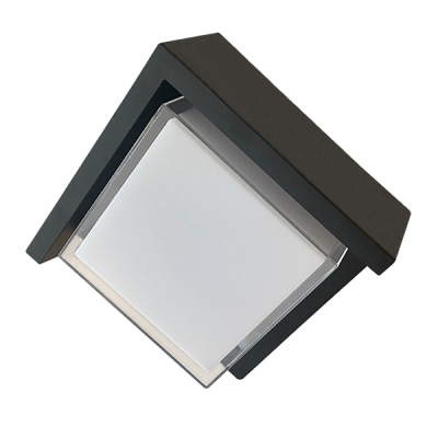 GRF341 LED ΑΠΛΙΚΑ 10W 4000K IP44 ΜΑΥΡΗ