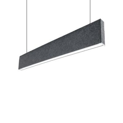 ΗΧΟΑΠΟΡΡΟΦΙΤΙΚΟ LED ΠΡΟΦΙΛ ΚΡΕΜΑΣΤΟ S36 20W 4000K ΜΑΥΡΟ