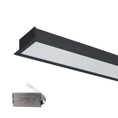 LED ΠΡΟΦΙΛ ΙΣΧΥΟΣ ΧΩΝΕΥΤΗΣ ΤΟΠΟΘΕΤΗΣΗΣ S48 40W 4000K ΜΑΥΡΟ+ΜΠΑΤΑΡΙΑ ΑΣΦΑΛΕΙΑΣ
