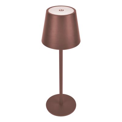 ZARA DIMMABLE TABLE LAMP 3W WITH BATT. IP44,COPPER