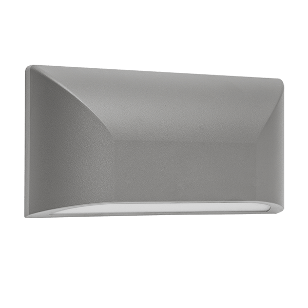 DGR GRF05 LED ΑΠΛΙΚΑ ΕΞΩΤ. ΧΩΡΟΥ 6W 4000K IP65 ΣΚΟΥΡΟ ΓΚΡΙ - Image 1