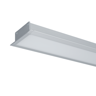 LED ΠΡΟΦΙΛ ΧΩΝΕΥΤΟ S77 32W 4000K 1500MM ΓΚΡΙ