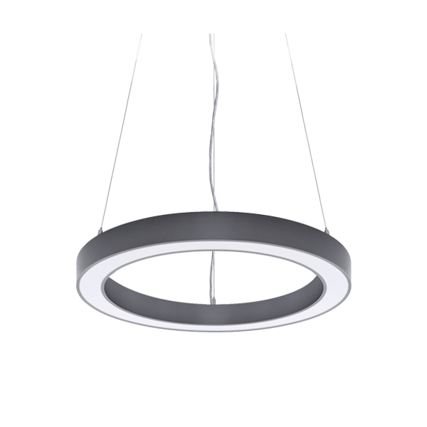 GR RINGS LED ΣΤΡΟΓΓΥΛΟ ΦΩΤΙΣΤΙΚΟ 35W 4000K D600 ΓΚΡΙ - Image 1