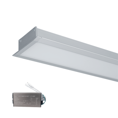 LED ΠΡΟΦΙΛ ΙΣΧΥΟΣ ΧΩΝΕΥΤΗΣ ΤΟΠΟΘΕΤΗΣΗΣ S48 20W 4000K ΓΚΡΙ+ΜΠΑΤΑΡΙΑ ΑΣΦΑΛΕΙΑΣ