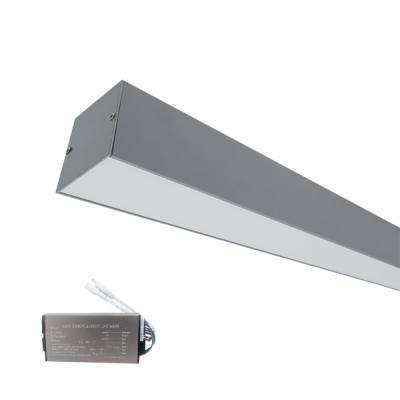 LED ΠΡΟΦΙΛ ΓΙΑ ΕΞΩΤΕΡΙΚΗ ΤΟΠΟΘΕΤΗΣΗ S77 48W 4000K 1200MM ΓΚΡΙ+ΚΙΤ ΑΣΦΑΛΕΙΑΣ